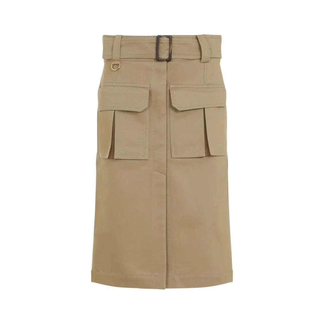 Chloé - Cargo Midi Skirt - Größe 34 - grün