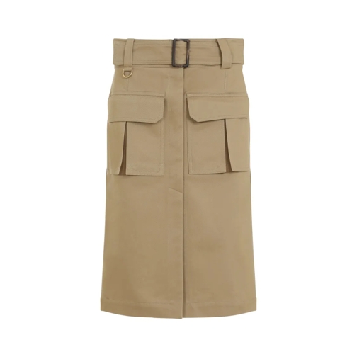 Chloé Cargo Midi Skirt Green Midi-Röcke