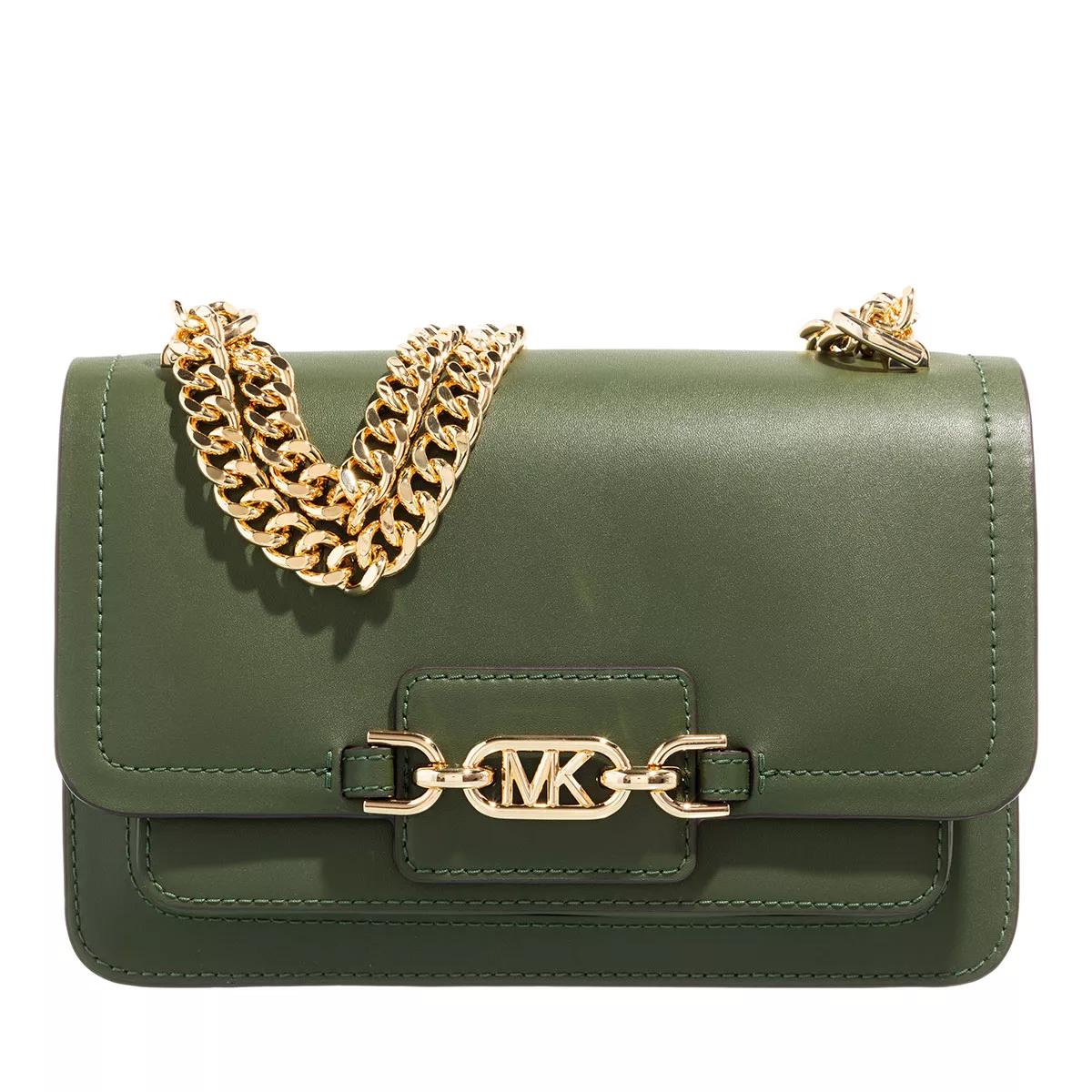 Michael Kors Heather Large Shoulderbag Amazon Green Sac