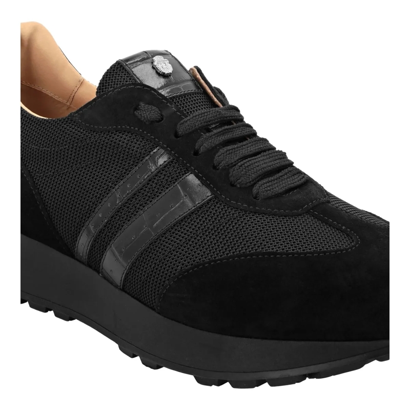 BILLIONAIRE Low-Top-Sneaker Läufer Sneaker Logo schwarz(Image 4)