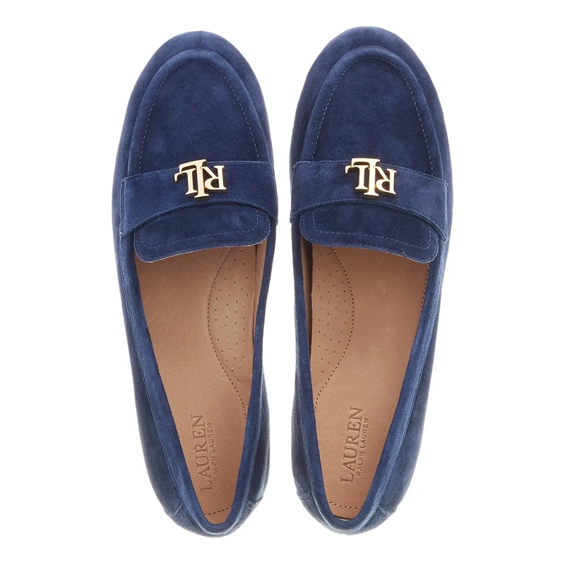 Lauren Ralph Lauren Loafer Averi Iii-Flats-Loafer Refined Navy Gold Hrdw(Image 6)