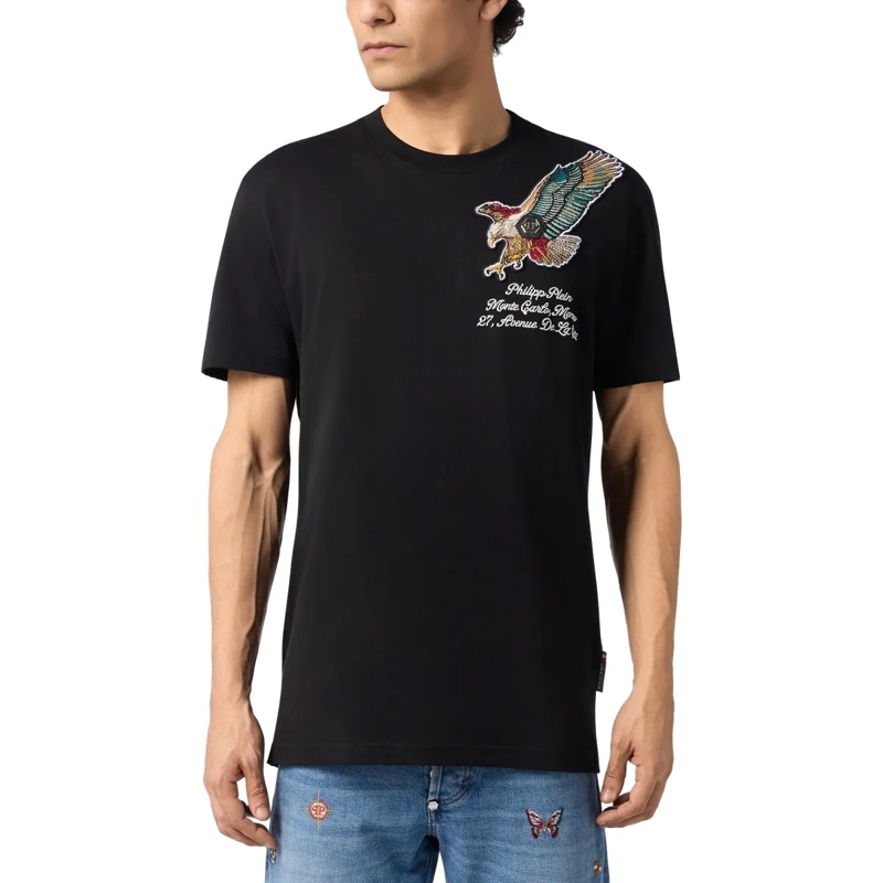 Philipp Plein T-Shirt Round Neck T-Shirt Eagle Montecarlo schwarz(Image 3)
