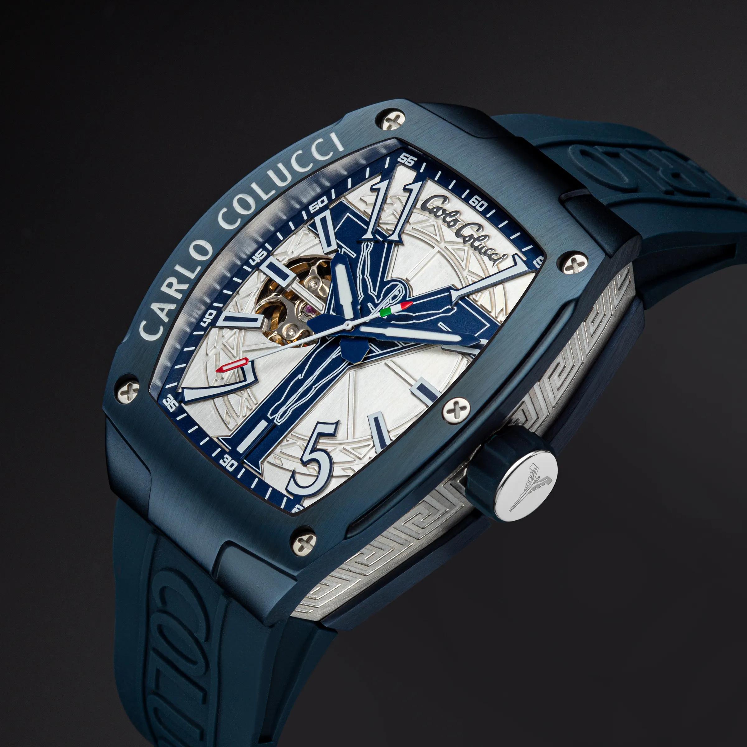 Carlo Colucci Automatikuhr CC100 grau Automatikuhr