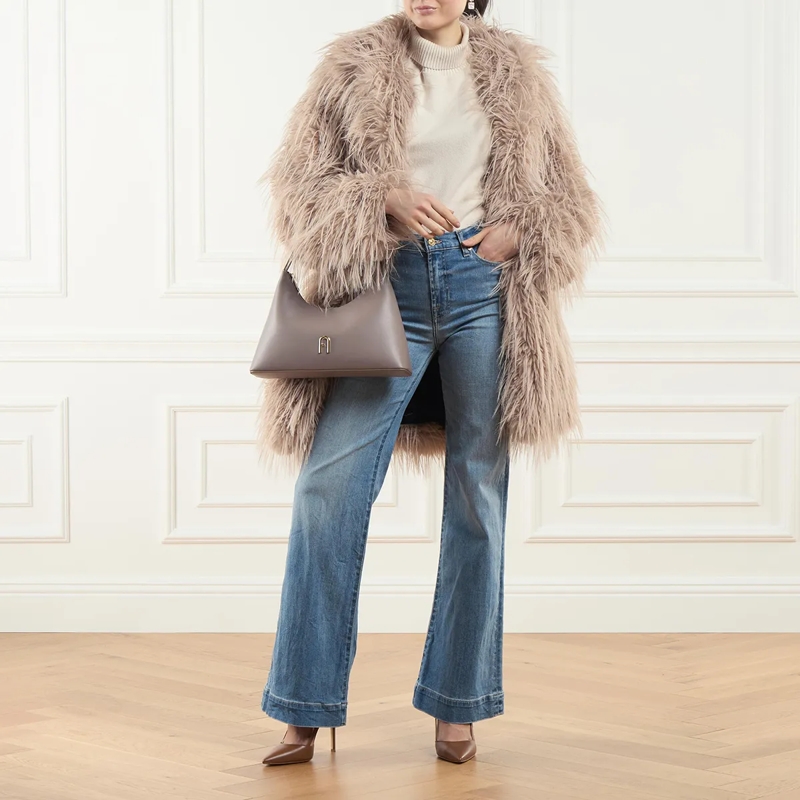 Furla Schultertasche Furla Diamante S Shoulder Bag Mauve(Image 2)