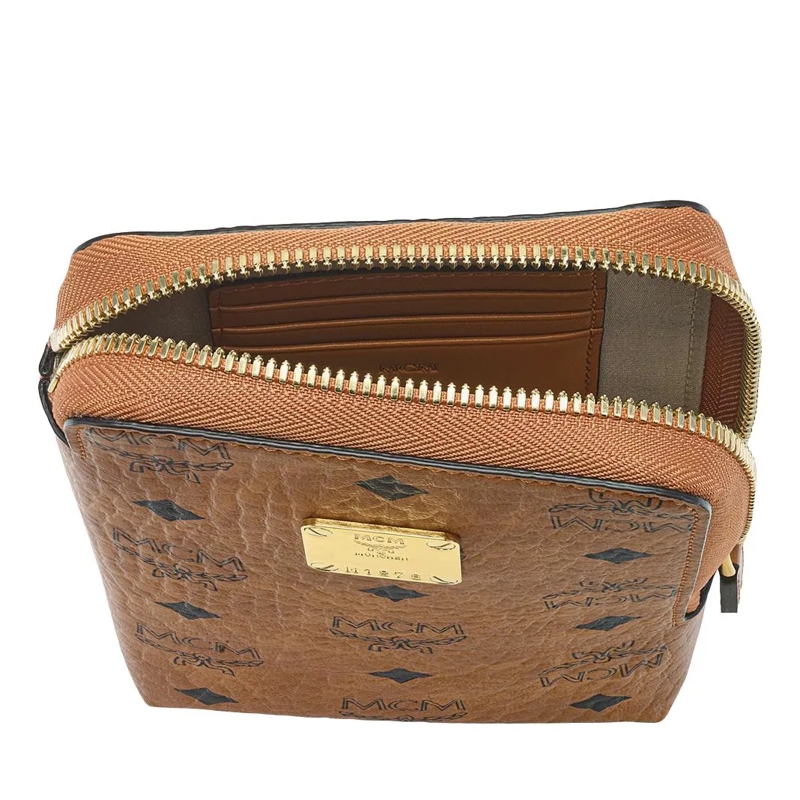 MCM Handytasche Aren Visetos Lanyard Fff Co Cognac(Image 5)