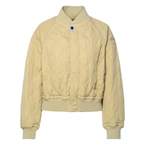 Burberry Quilted Bomber Jacket Neutrals 