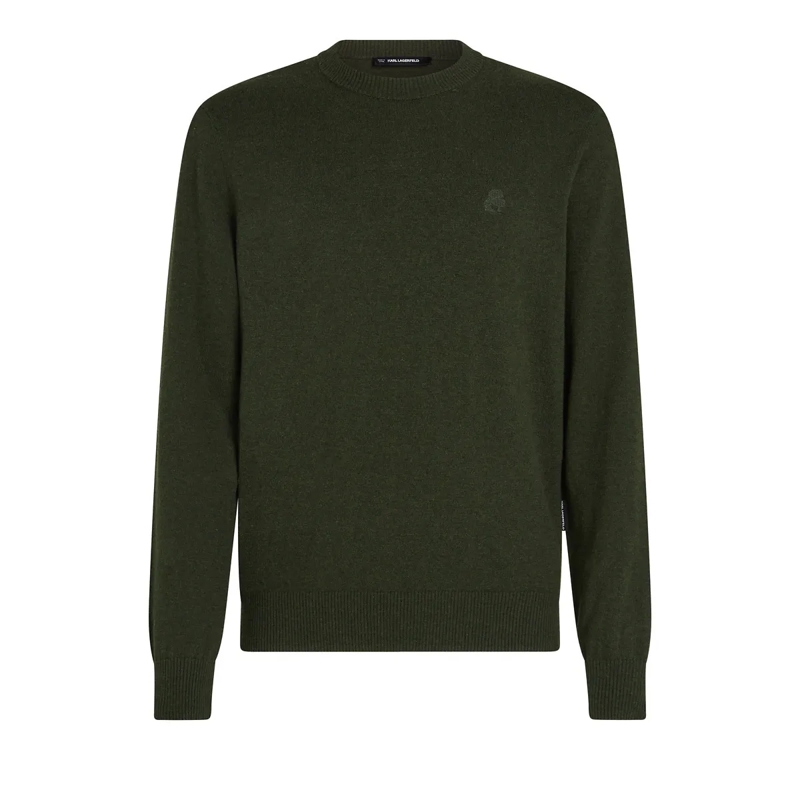 Karl Lagerfeld  KAMEO PULLOVER oliv