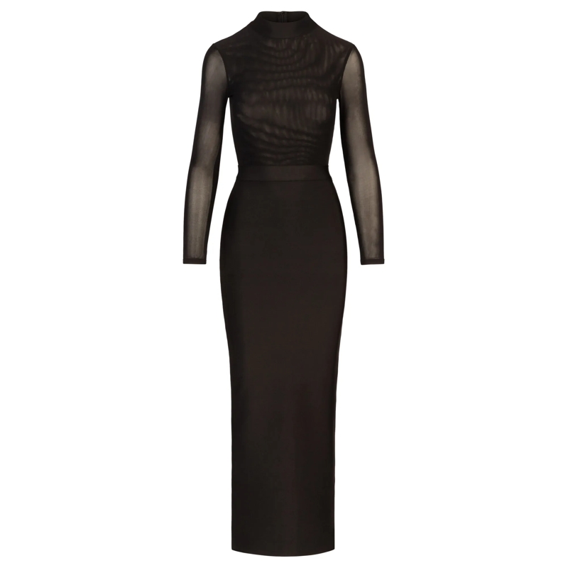 Kraimod Abendkleid Bandagekleid schwarz