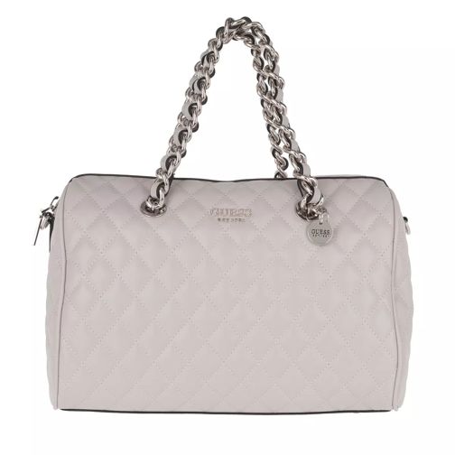 Guess Sweet Candy Large Satchel Beige Bowling Bag