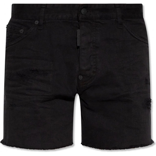 Dsquared2 Shorts Dsquared2 Cotton Denim Shorts schwarz