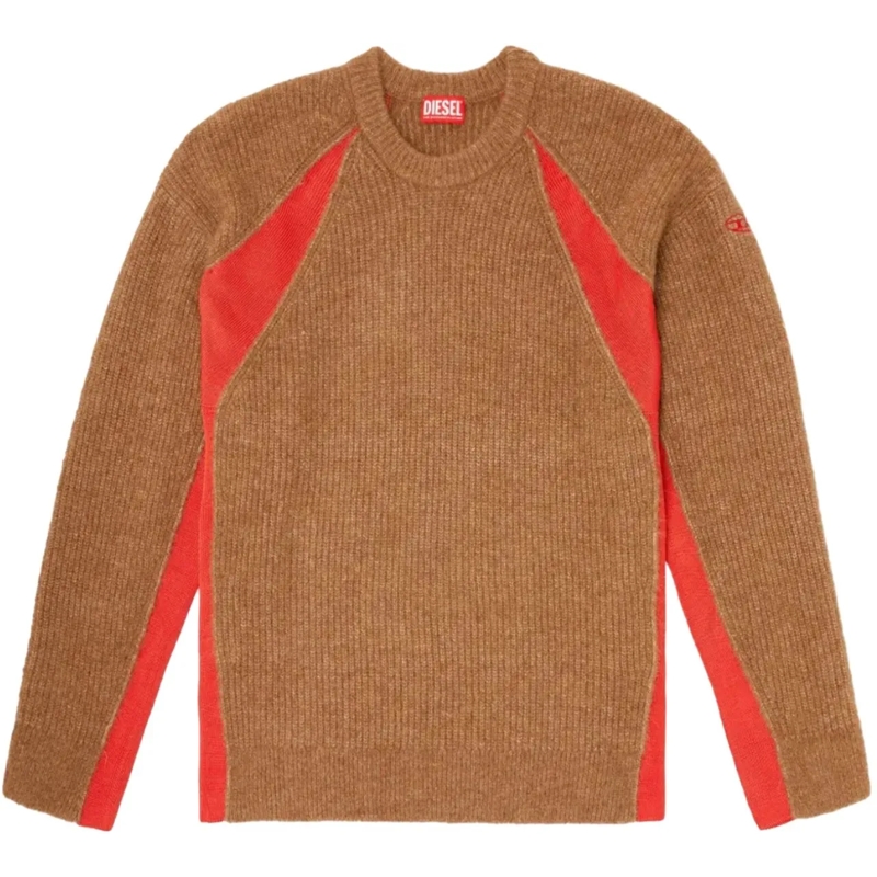 Diesel Pull K Lollo Sweater Brown mehrfarbig