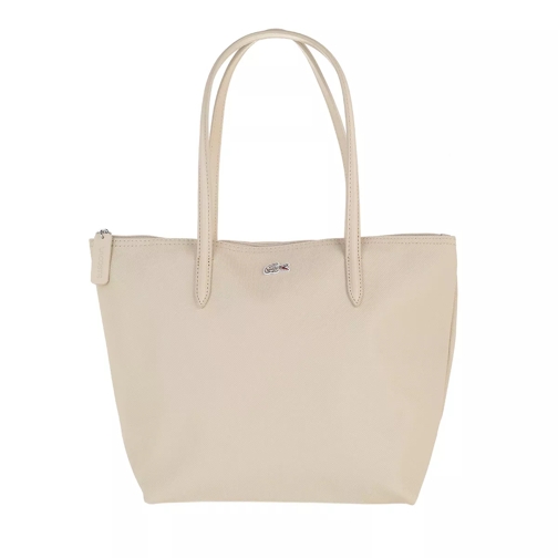 Lacoste Small Concept Tote Bag Beige Rymlig shoppingväska