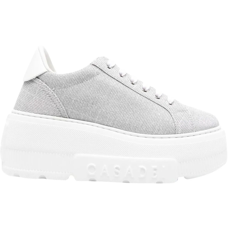 Casadei Low-Top-Sneaker Sneakers Silver silber