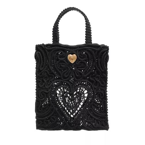 Dolce&Gabbana Beatrice Small Bag Black Rymlig shoppingväska