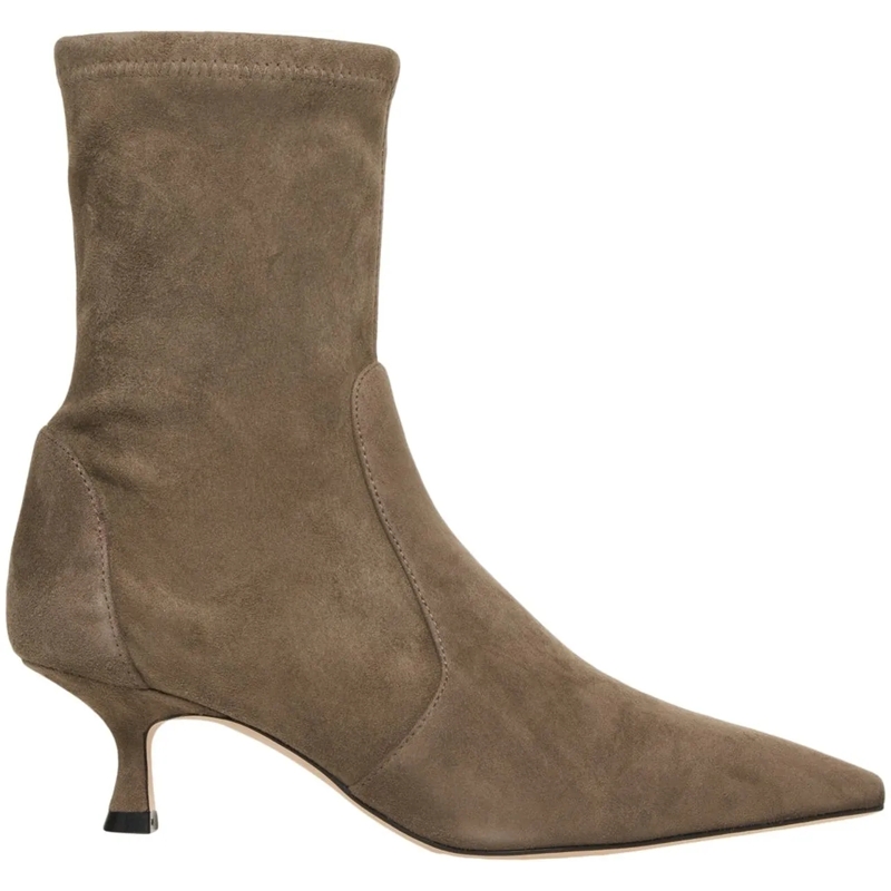 Stuart Weitzman Bottes Suede boots 'Naomi' grau