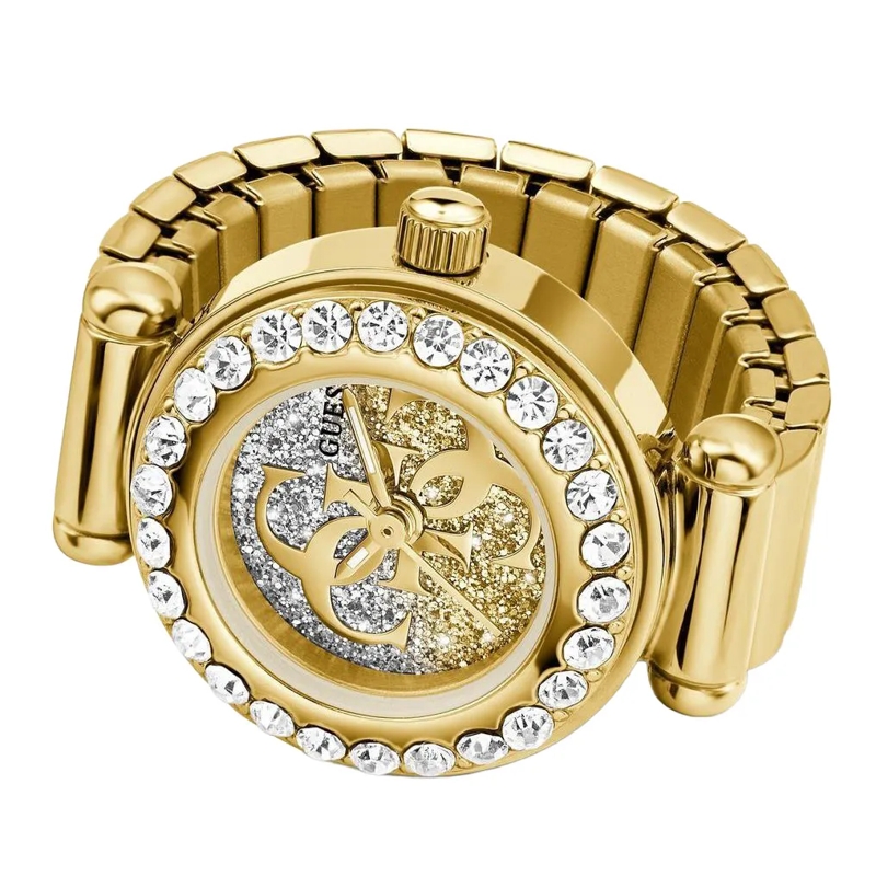 Guess Quarzuhr Quarz-Analoguhr Anna gold