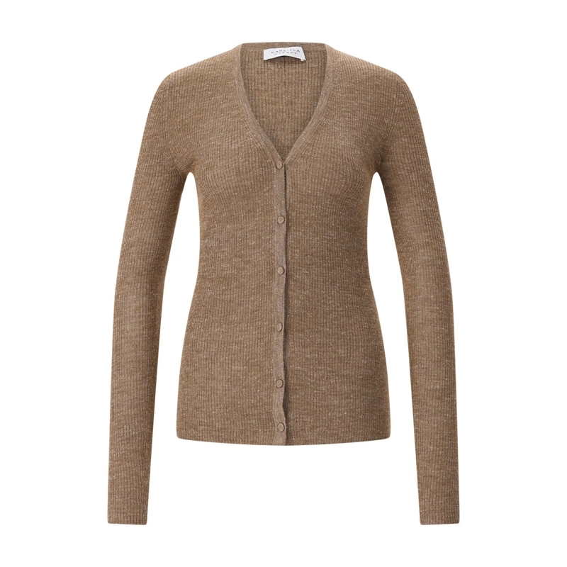 Gabriela Hearst Strickjacke Strickjacke aus Kaschmir-Seide-Mix braun