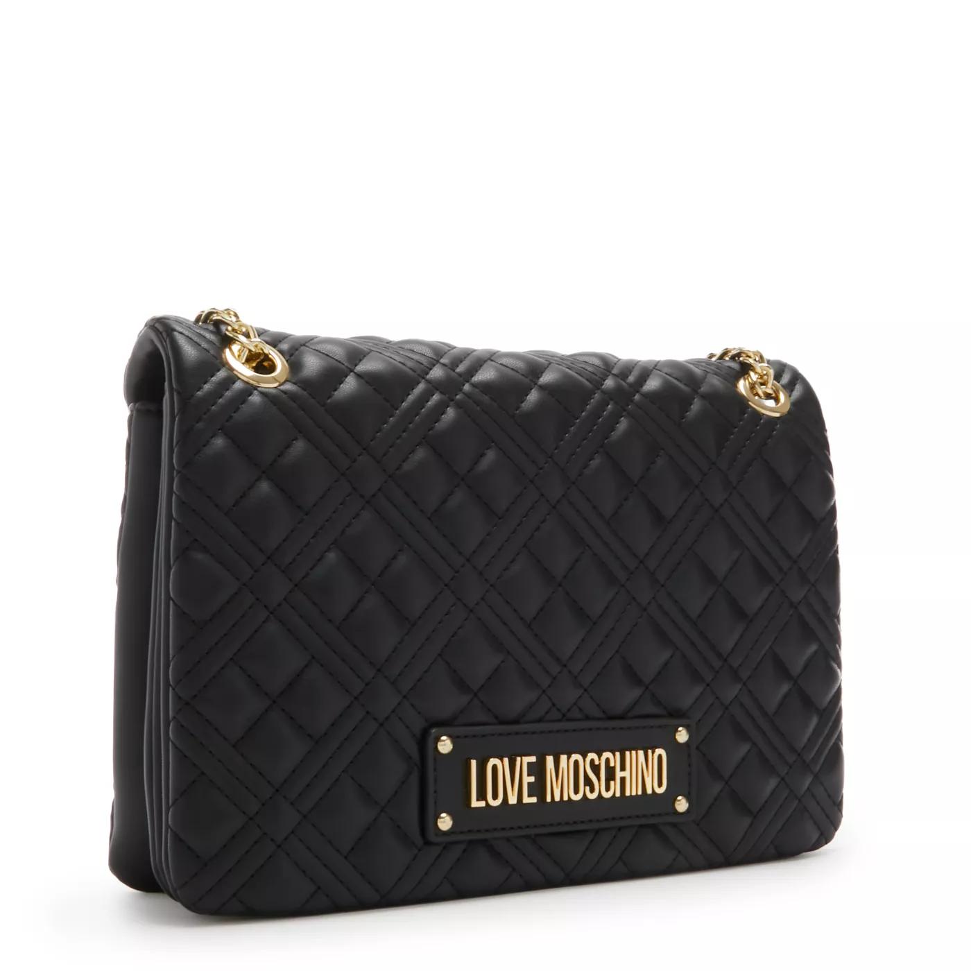 Love Moschino Crossbody bags Quilted Bag Schwarze Handtasche JC40 in zwart