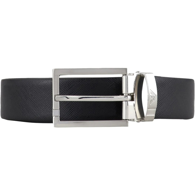 Emporio Armani Ledergürtel Belts Black schwarz