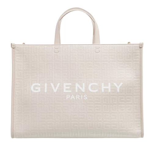 Givenchy Medium G Tote Shopper Bag Natural Beige Rymlig shoppingväska