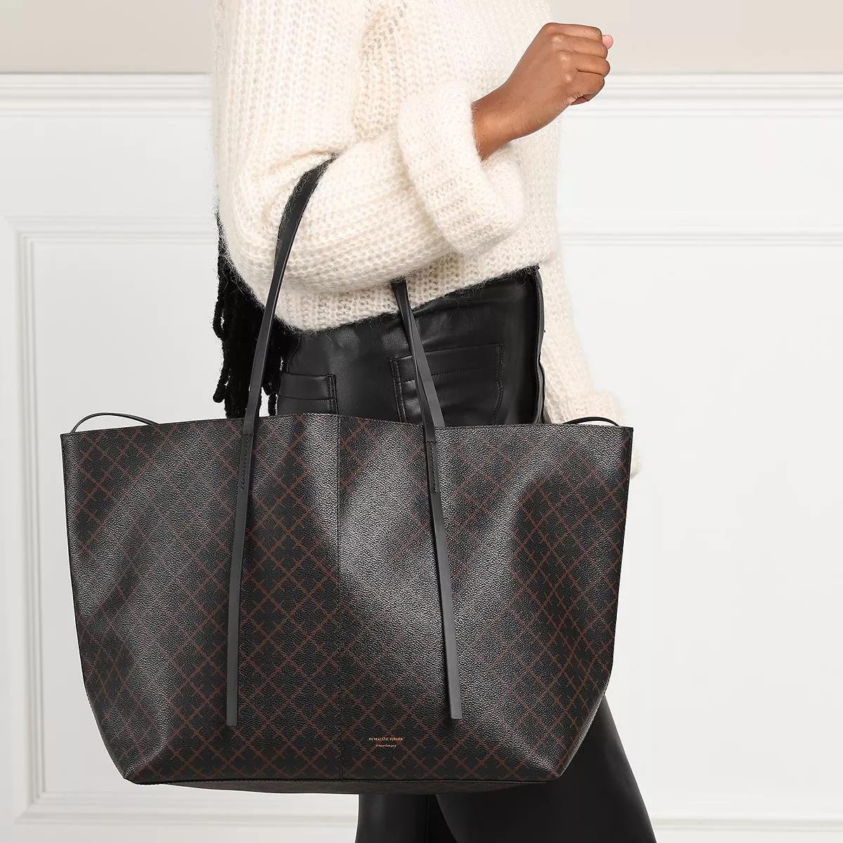 By Malene Birger Abi Tote Dark Chokolate Borsa da shopping