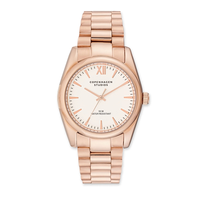 Copenhagen Quarzuhr Edelstahl Uhr - Round Watch rose