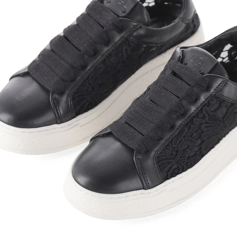 Agl Veterschoenen Sneaker Guily Fabric schwarz(Image 4)