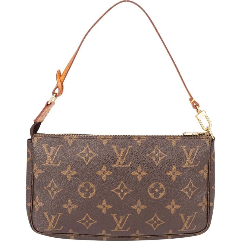 Louis Vuitton Schultertasche Louis Vuitton Canvas Monogram Pochette Accessoire  mehrfarbig