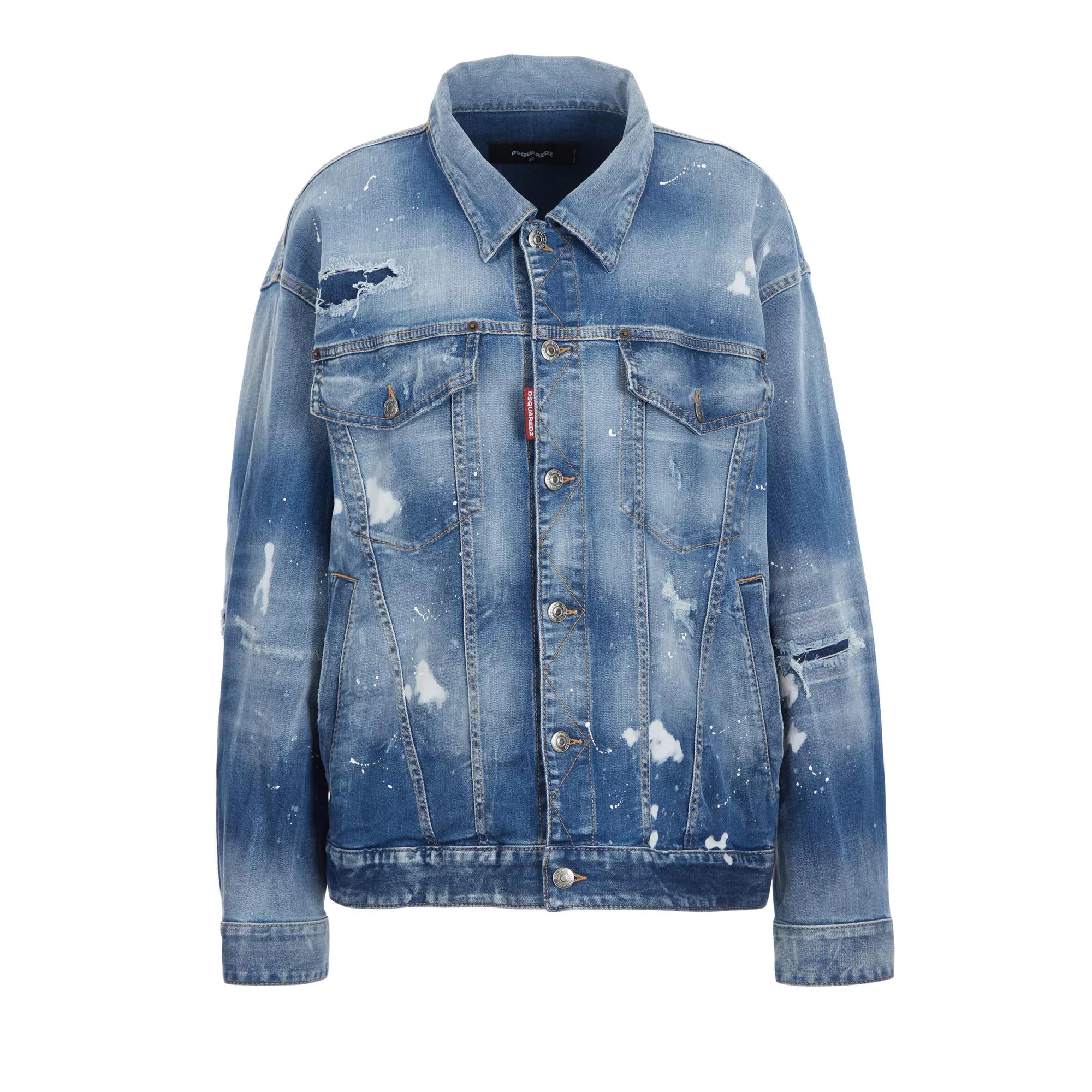 Dsquared2 - JACKE - Größe I38 - blau