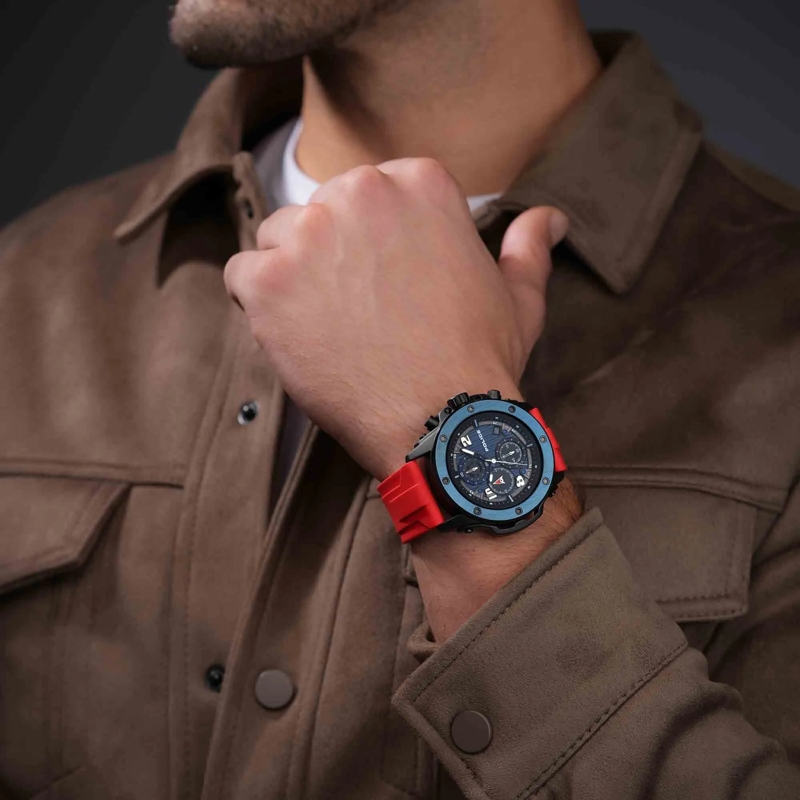 Police Automatikuhr Quarzuhr Clout bunt(Image 6)