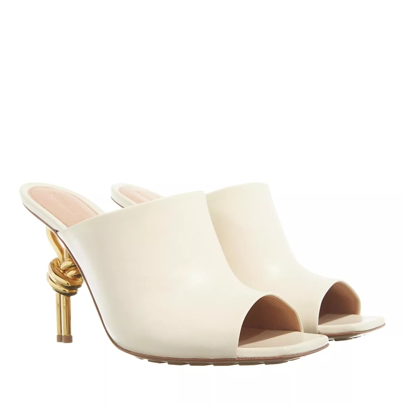 Bottega Veneta Mules Knot Sabot Sea Salt