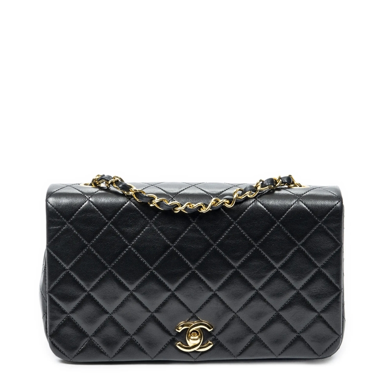 Chanel Crossbody Bag CC Turn Lock Mademoiselle Full Flap schwarz