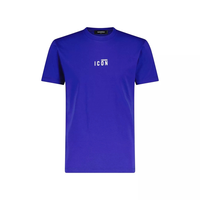 Dsquared2  T-Shirt mit Print 47701893513562 Blau