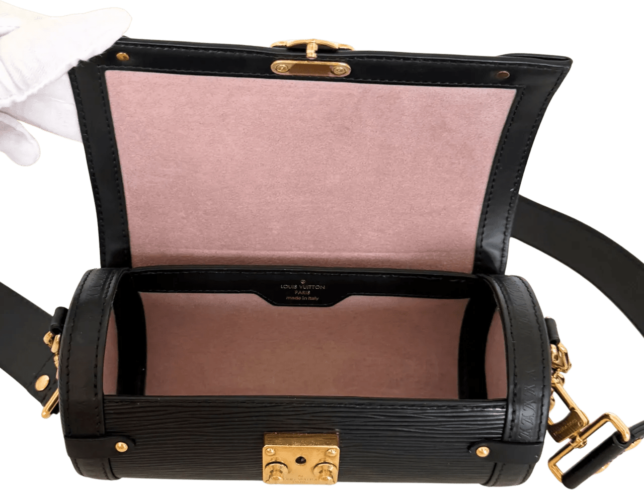 Thumbnail - Louis Vuitton Hobo Bags - Louis Vuitton Papillon Trunk in Epi Leather M58655 - Gr. unisize - in Schwarz - für Damen