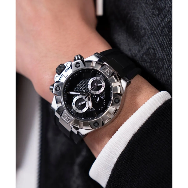 Guess Quarzuhr Quarz-Analoguhr Ignite schwarz(Image 5)