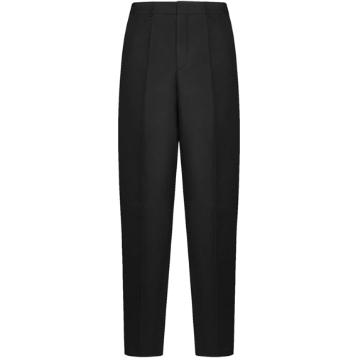 Valentino Pantalon décontracté Valentino Wool And Silk Pants schwarz