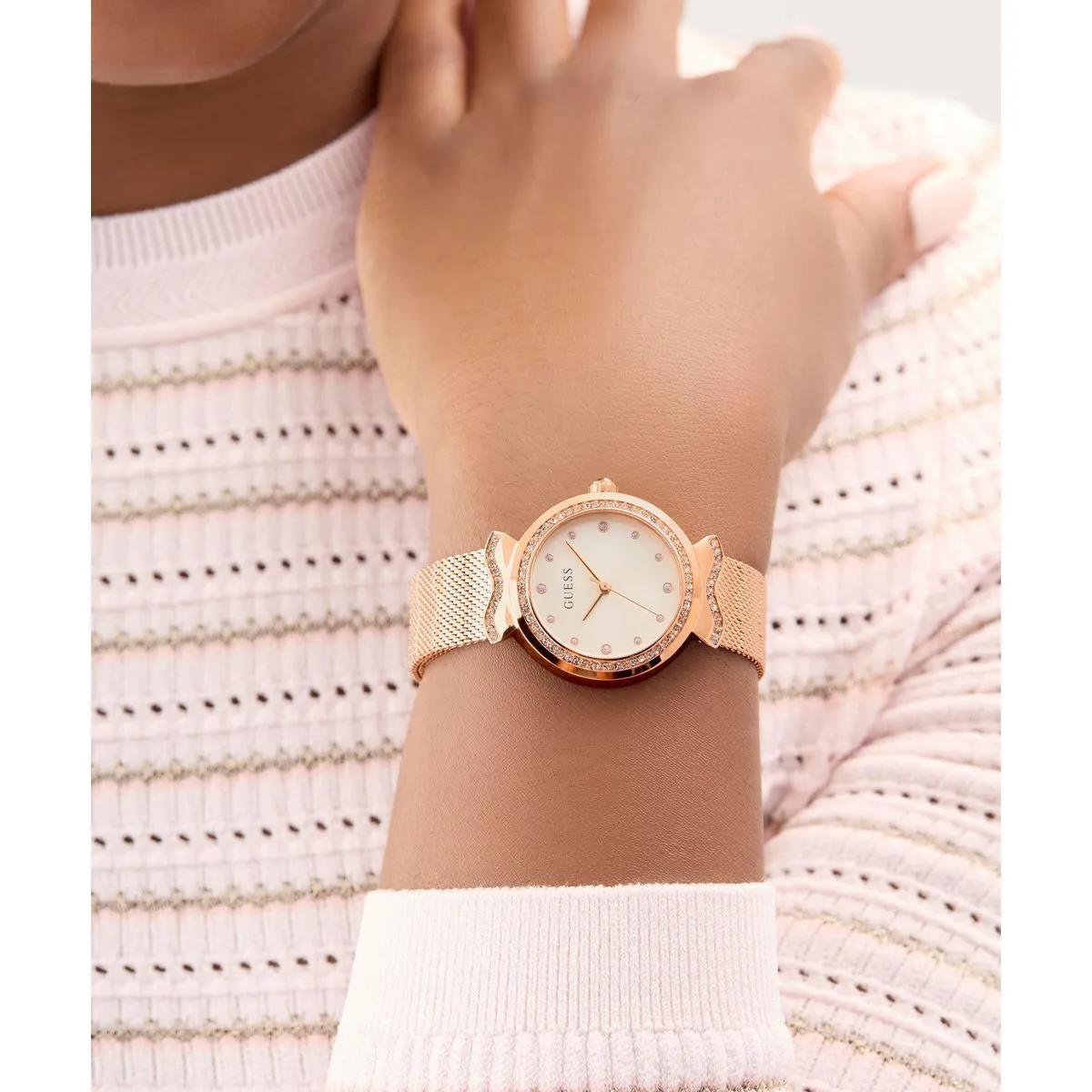 Thumbnail - Guess Uhr - Quarz-Analoguhr Mermaid - Gr. unisize - in Rosa - für Damen