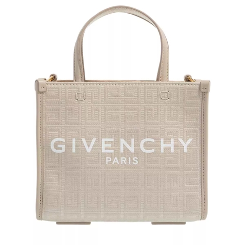 Givenchy G-Tote Mini Tote Bag  Natural Beige Rymlig shoppingväska
