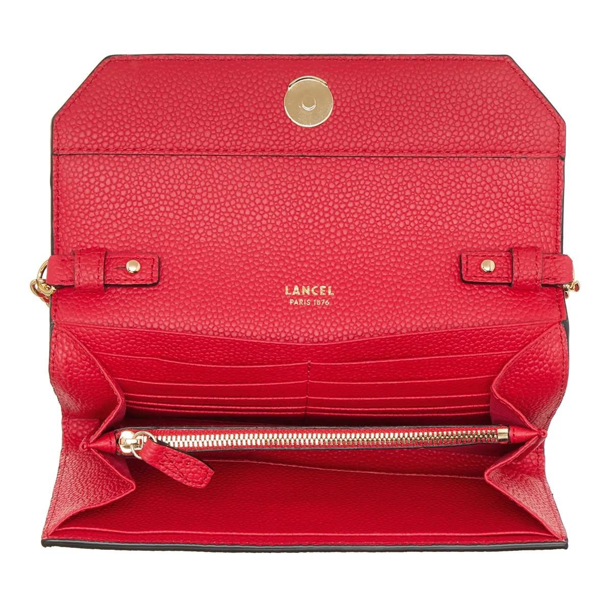Lancel Crossbody bags Ptfeui Chaine in rood