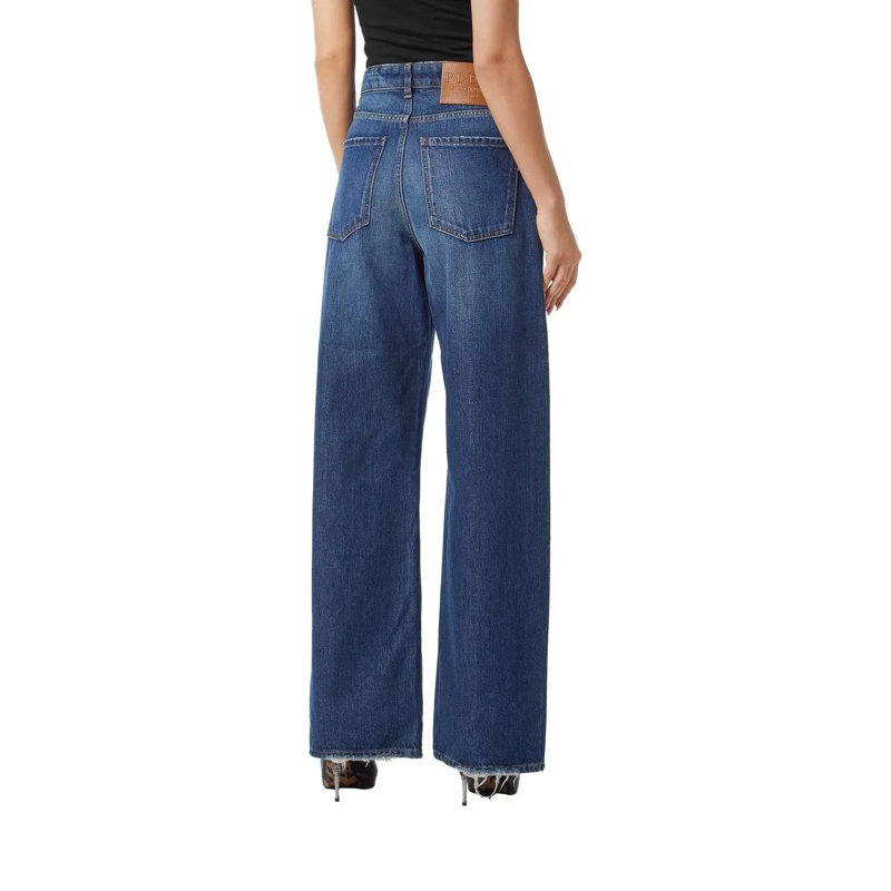 Philipp Plein Jeans Stil und Originalität mit dieser 5-Pocket-Hose aus dunkel-blau(Image 2)
