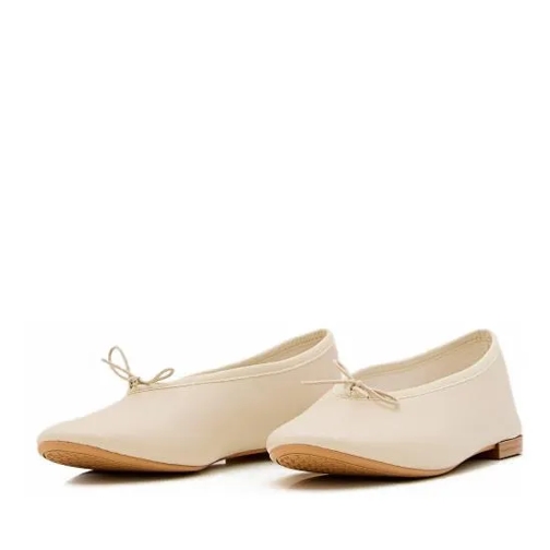 repetto Lilouh Suede Ballerinas White Ballerina