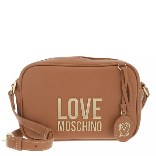 Love Moschino Borsa Bonded Pu  Cammello Camera Bag