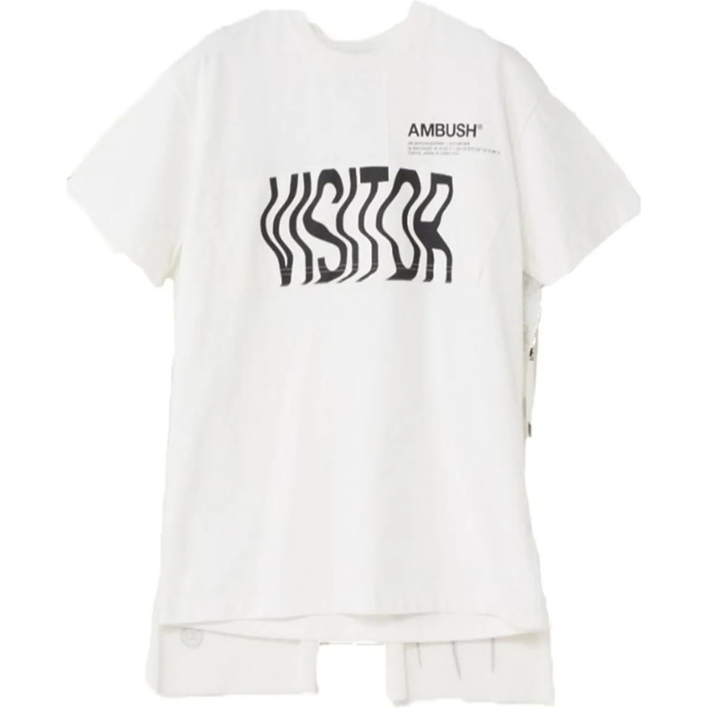 Ambush T-Shirt Ambush White Cape T-Shirt weiß