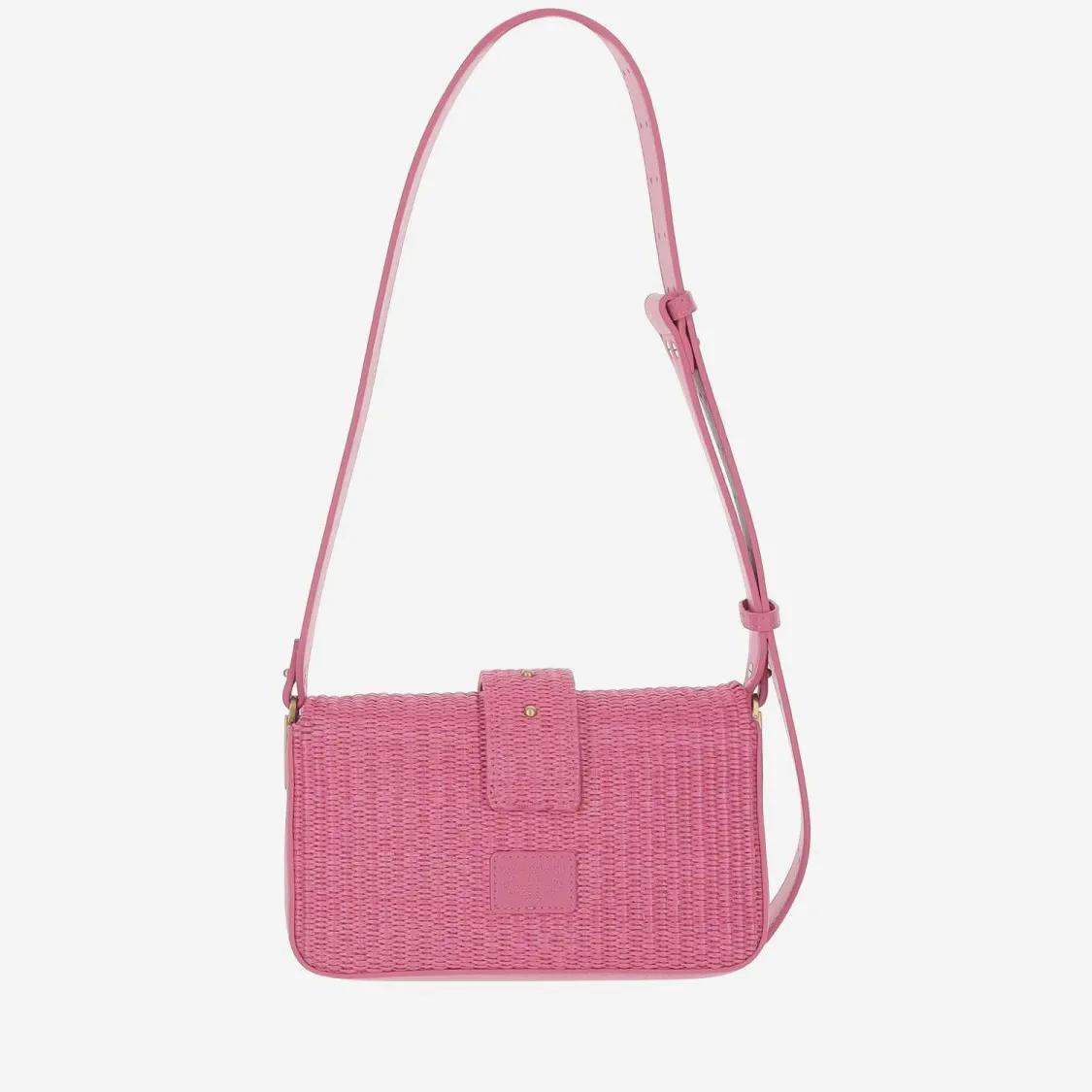 Pinko Hobo bags Love One Shoulder Bag in roze