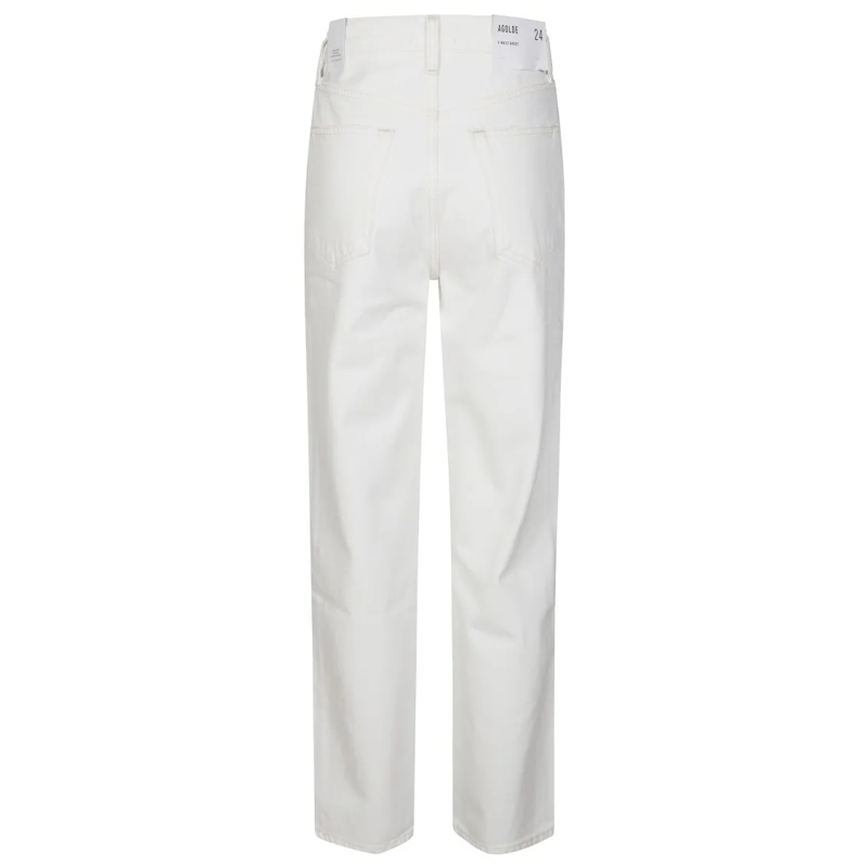 Agolde Jeans Baggy Jeans White