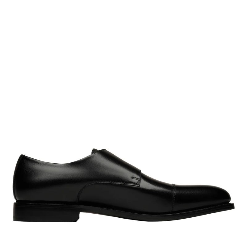 Henry Stevens Monkstraps Schnallenschuhe Marshall CDM schwarz