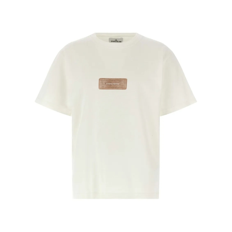 Stone Island T-shirt Logo Print T-Shirt White