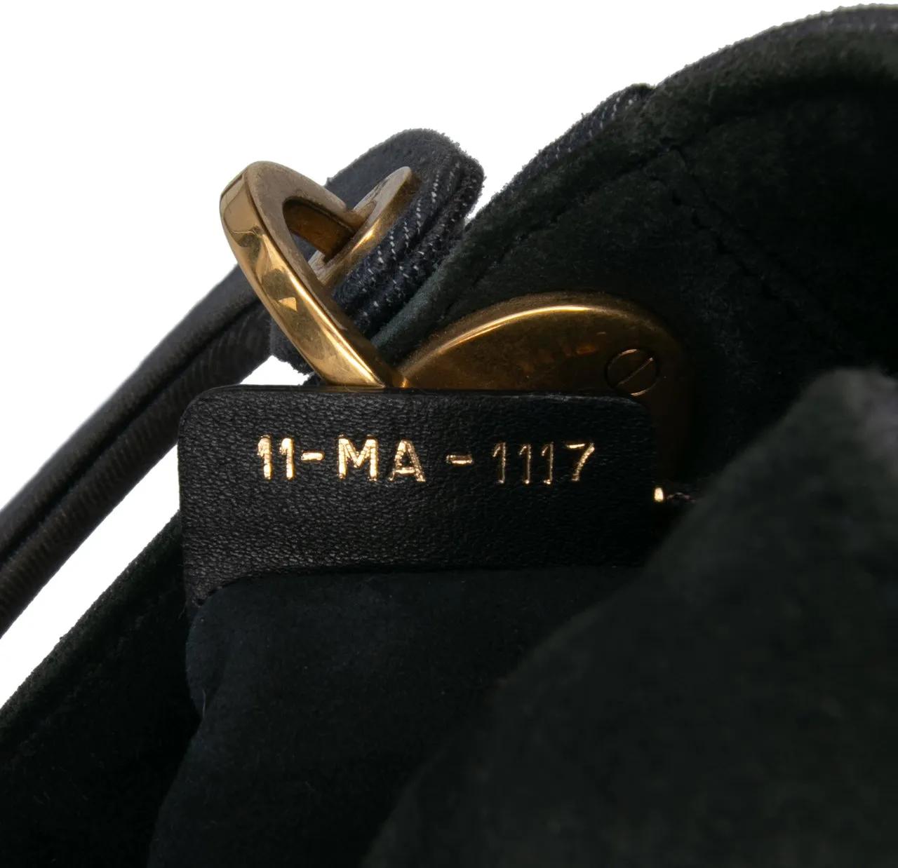 Thumbnail - Christian Dior Hobo Bags - Mini Embroidered Denim Lady D Lite - Gr. unisize - in Blau - für Damen