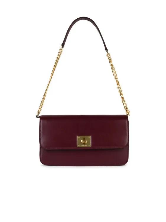 Golden Goose Shopper - Gioia%27 Burgundy Leather Crossbody Bag - Gr. unisize - in Schwarz - für Damen