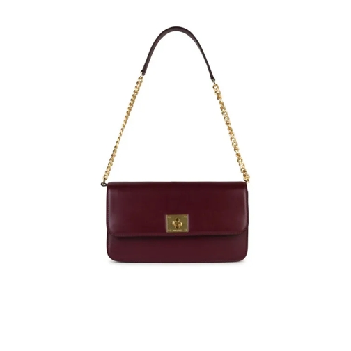 Golden Goose Schultertasche Gioia' Burgundy Leather Crossbody Bag Black